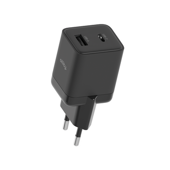 Allity GaN PD QC síťová nabíječka ATC-01-30WAC 1x USB-C 1x USB-A 30W černá