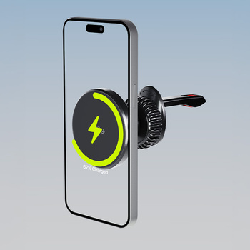 Allity car mount for grille ACH-300 magnetic with wireless charging black 15W