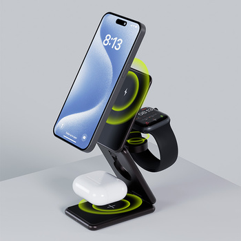 Allity AWC-230-22WMS 22.5W graphite 3-in-1 wireless charger