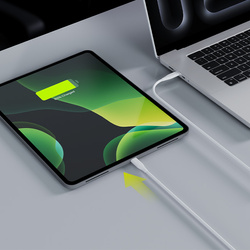 Кабель Allity AUC-02 USB-C - Lightning 1.0 м 27 Вт білий