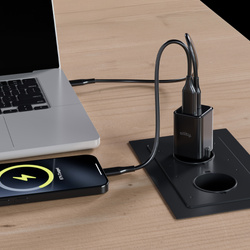 Allity GaN PD QC mains charger ATC-01-30WAC 1x USB-C 1x USB-A 30W black