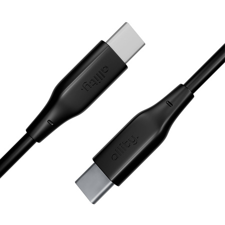 Кабель Allity AUC-02 USB-C - USB-C 2.0 м 60 Вт чорний