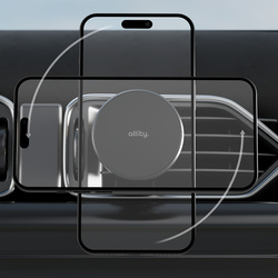Allity držák do mřížky auta ACH-300 magnetický s bezdrátovým nabíjením černý 15W