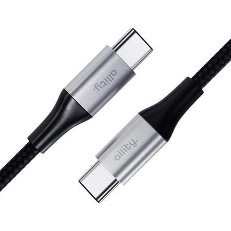 Allity kabel AUC-01 USB-C - USB-C 2.0 m 100W černý
