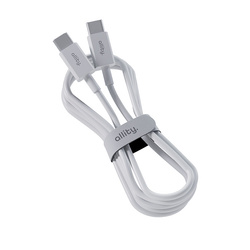 Кабель Allity AUC-03 USB-C - USB-C 1.0 м 60 Вт білий