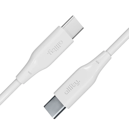 Allity AUC-02 USB-C - USB-C 2.0m 60W cable white