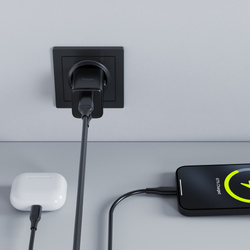 Allity GaN PD QC síťová nabíječka ATC-01-20WAC 1x USB-C 1x USB-A 20W černá