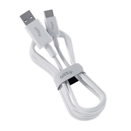 Кабель Allity AUC-03 USB-A до USB-C 1,0 м 3A Білий