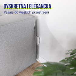 Allity ładowarka sieciowa GaN PD QC ATC-02-65WAC 1x USB-C + 1x USB-A 65W biała