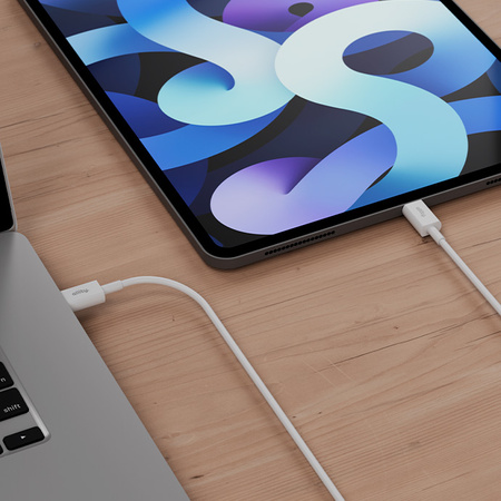Allity kabel AUC-03 USB-C - USB-C 1,0 m 60W bílý