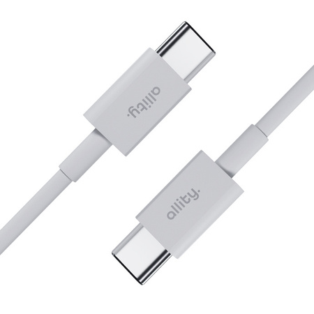 Câble Allity AUC-03 USB-C - USB-C 1.0 m 60W blanc