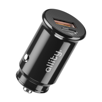 Autonabíječka Allity ACC-100-30WAC 1x USB-C 1x USB-A 30W Černá