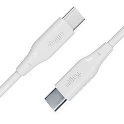 Allity kabel AUC-02 USB-C - USB-C 2.0 m 100W bílý