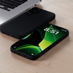 Allity Etui Silicone Mag do iPhone 16 Plus czarne