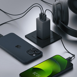 Allity GaN PD QC chargeur secteur ATC-01-65WACC 2x USB-C + 1x USB-A 65W noir