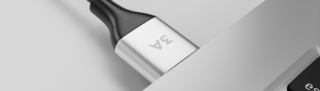 Кабель Allity AUC-01 USB-A до USB-C 1,0 м 3A Чорний