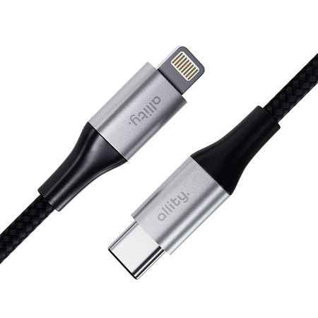 Allity Kabel AUC-01 USB-C - Lightning 1.0 m 27W schwarz