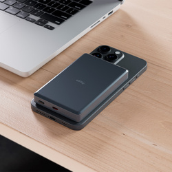 Allity bezdrátová powerbanka APB-300 PD QC 20W 10000 mAh magnetická šedá