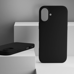 Allity Etui Silicone Mag do iPhone 16 Plus czarne