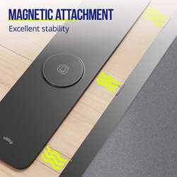 Allity Laptop-Pad mit drahtloser Aufladung 4in1 15W schwarz