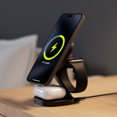 Chargeur sans fil Allity AWC-220-25WMS graphite 3in1