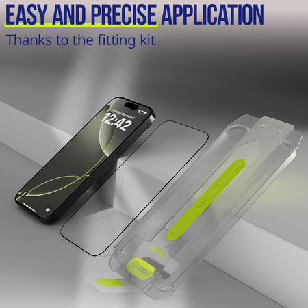 Allity PerFit gehärtetes Glas für iPhone 15 / 14 Pro
