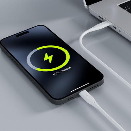 Allity kabel AUC-02 USB-C - Lightning 1,0 m 27W bílý