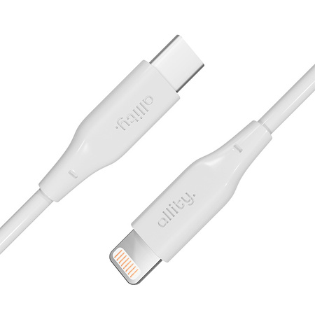 Allity kabel AUC-02 USB-C - Lightning 2,0 m 27W biały