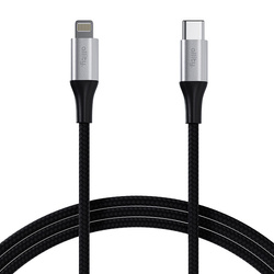 Kabel Allity AUC-01 USB-C - Lightning 2,0 m 27W černý