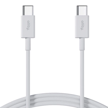 Кабель Allity AUC-03 USB-C - USB-C 1.0 м 60 Вт білий