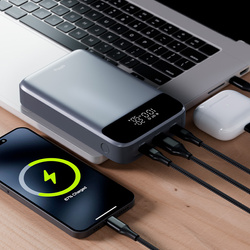 Allity Powerbank für Laptop APB-200 PD QC 130W 19200 mAh grau