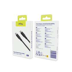 Câble Allity AUC-02 USB-C - USB-C 2.0 m 60W noir