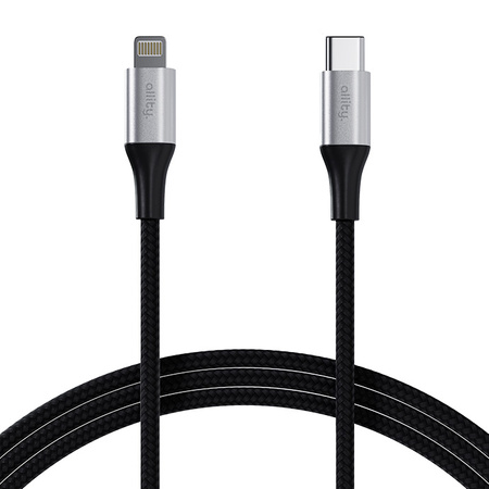 Kabel Allity AUC-01 USB-C - Lightning 2,0 m 27W černý