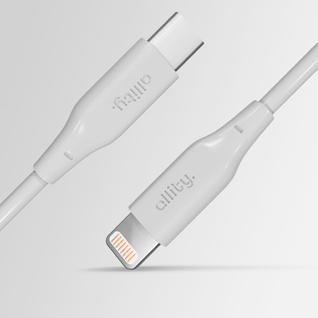 Allity cable AUC-02 USB-C - Lightning 1.0 m 27W white