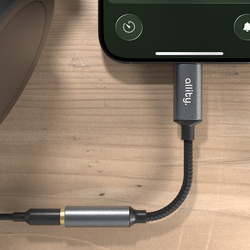 Allity adapter ABA-200 USB-C do jack 3,5mm szary