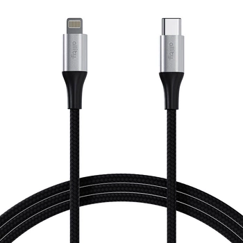 Кабель Allity AUC-01 USB-C - Lightning 2.0 м 27 Вт чорний