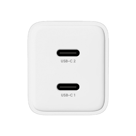 Allity GaN PD QC chargeur secteur ATC-01-45WCC 2x USB-C 45W blanc