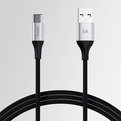 Allity AUC-01 USB-A to USB-C Cable 1.0m 3A Black