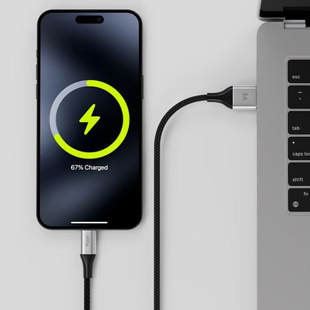 Кабель Allity AUC-01 USB-A до USB-C 1,0 м 3A Чорний