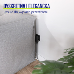 Allity ładowarka sieciowa GaN PD QC ATC-02-65WAC 1x USB-C + 1x USB-A 65W czarna