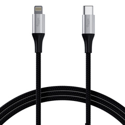 Кабель Allity AUC-01 USB-C - Lightning 2.0 м 27 Вт чорний