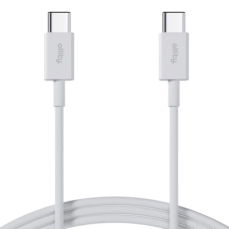 Кабель Allity AUC-03 USB-C - USB-C 1.0 м 60 Вт білий