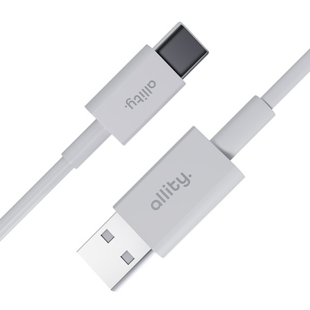 Кабель Allity AUC-03 USB-A до USB-C 1,0 м 3A Білий