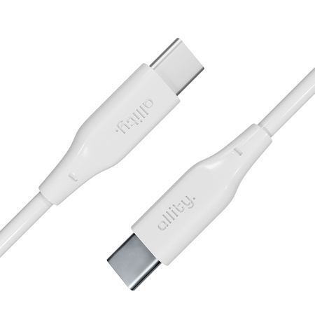 Allity AUC-02 USB-C - USB-C 1.0m 60W cable white