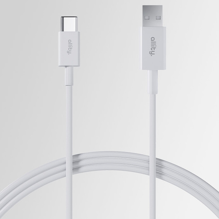 Allity AUC-03 USB-A to USB-C Cable 1.0m 3A White