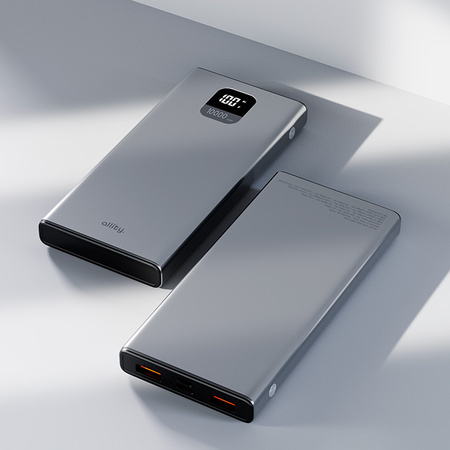 Allity powerbank APB-100 PD QC 22.5W 10000 mAh сірий