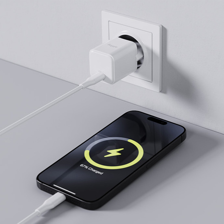 Мережевий зарядний пристрій Allity GaN PD QC ATC-01-20WC 1x USB-C 20W білий