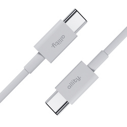 Кабель Allity AUC-03 USB-C - USB-C 1.0 м 60 Вт білий