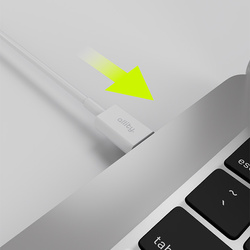 Allity kabel AUC-03 USB-C - Lightning 1,0 m 27W bílý