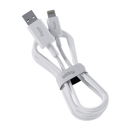 Allity AUC-03 USB-A to Lightning cable 1.0 m 2.4A white